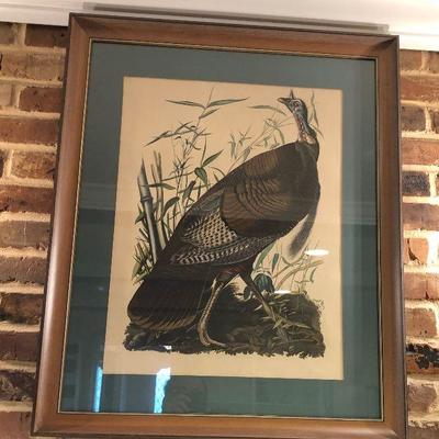https://www.ebay.com/itm/114226830044	BU1072: John James Audubon Wild Turkey Plate #1 Framed Local Pickup	 $75 
