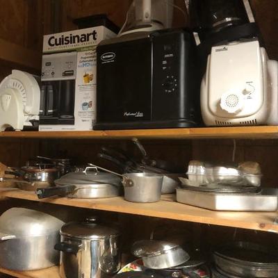 Lots of gently used and or new in box small kitchen appliances 