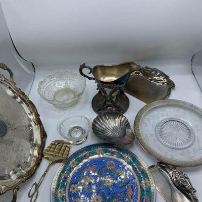 Silverplate and Glass