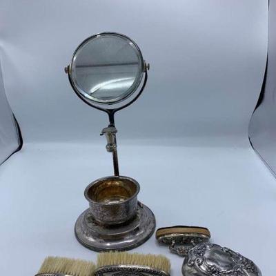 Shaving and Bath in Silverplate