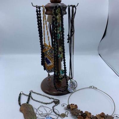 Necklaces and Stand