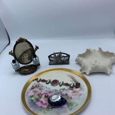 Perfume Bottles, Jewelry, Art, Porcelain, and More