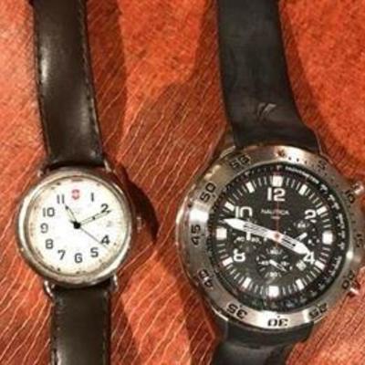 D # 7 $ 95 Nautica & Swiss Army brand watches 