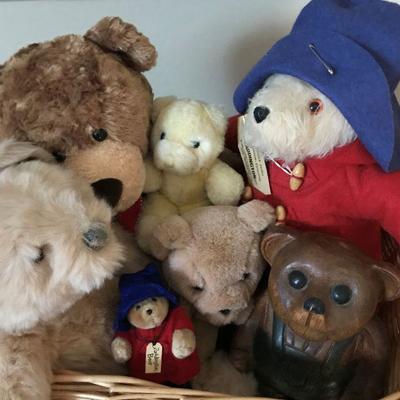 $25.for all  Paddington & other bears