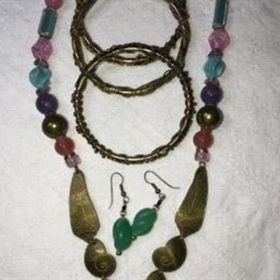 J#25 Brass & Resin & Glass 5 pc. lot $25. 