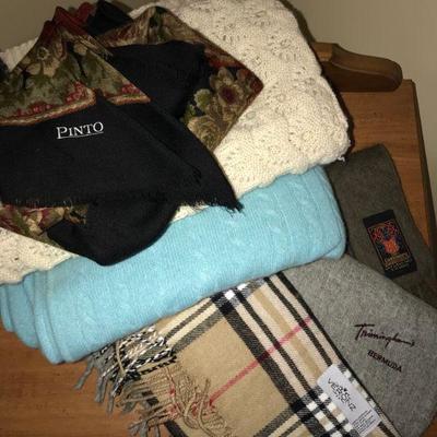 $5 Scarves -$10  Shawls 