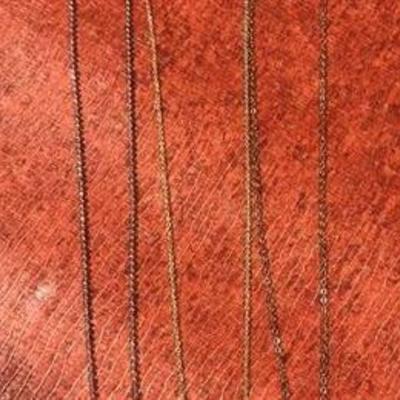 D # 3 $25 Three necklaces Gold tone & Silver tone & Crystal 