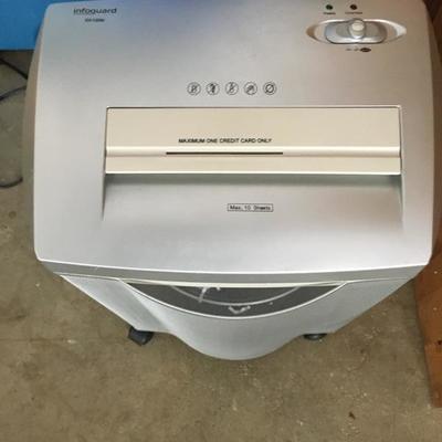 Infoguard shredder. $50