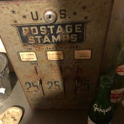 Post age stamp machine