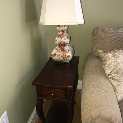 Adorable Asian Lamp
Retail $350

Ethan Allen End Table w/ Drawer 