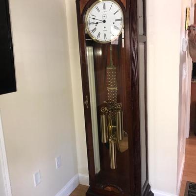 $1250 Modern Arts and Craft Style Inlaid Howard Miller Clock
Immaculate Condition   
