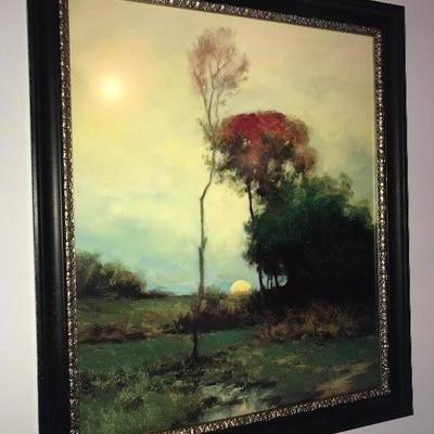  Signed Limited Edition Print by Dennis Sheehan in Museum Glass and Solid Wood Frame 