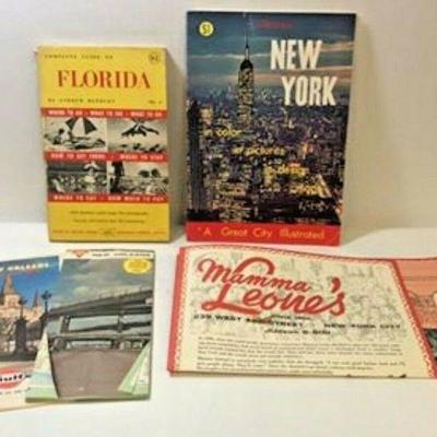https://www.ebay.com/itm/114224143156	BU028: MIXED LOT OF 5 VINTAGE TRAVEL NEW ORLEANS, NEW YORK AND FLORIDA 1960s	 $20 	BuyItNow
