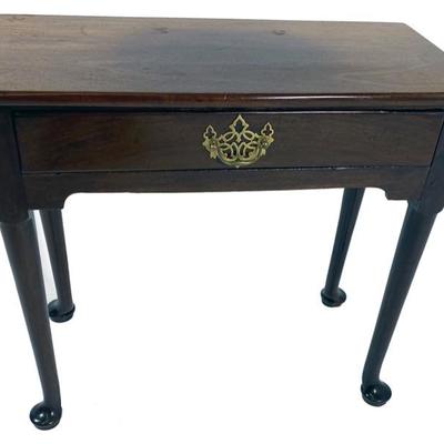 GEORGE III CENTURY QUEEN ANNE SIDE TABLE $135