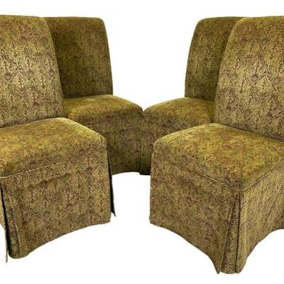 BOMBAY Â SET OF 4 UPHOLSTERED CHAIRS $80