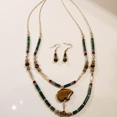 Gorgeous Navajo Necklace and Earring Set
https://ctbids.com/#!/description/share/409448 
