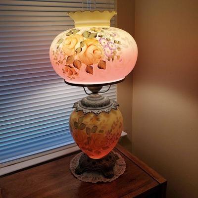 Victorian Hurricane Lamp