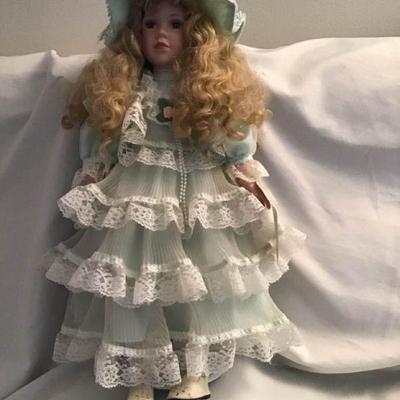 American Classic Collection 24'' Girl Doll on Stand