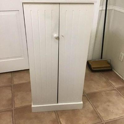 White Storage Cabinet