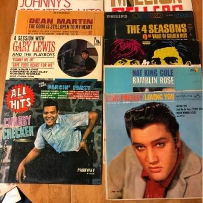 Nine Vinyl Albums 50s & 60s