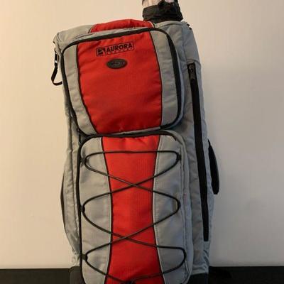 Aurora Recurve Backpack in Red. Find the FULL LISTING, Prices and MAKE AN OFFER, on our website, www.huntestatesales.com 
