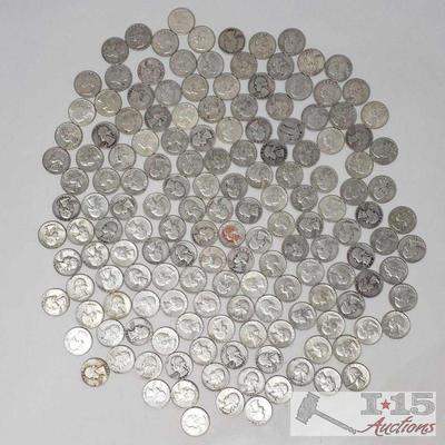 11248: Approx 160 Pre 1964 Silver Quarter's, Weighs Approx 992.8g