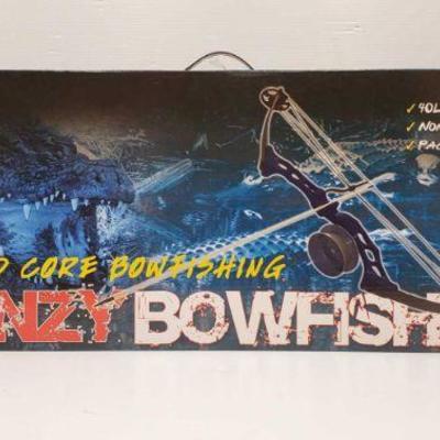 2505	

Brand New In Box Fenzy Bowfishing, Hard Core Bowfishing
Includes: 40lbs Continuous Draw, and Non-Slip Texture Grip
