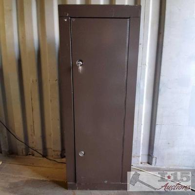 7805: Tall Key Entry Safe. 55" x 21" x 10". 49" x 15" door.