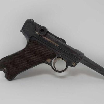 Lot # 345: Erfurt 1917 .9mm Cal SemiAuto Pistol With Magazine. Serial Number-7109 Barrel Length- 4