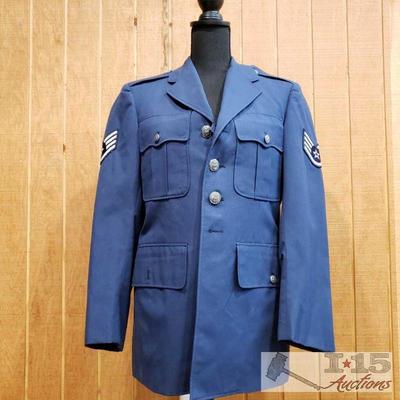 7005: US Air Force Military Jacket with Staff Sergeant Patches