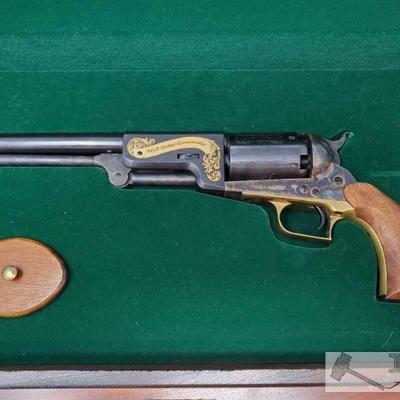 295: 
Colt Heritage Commemorative .44Cal Revolver with Wooden Case and Serial Matched Book
Includes wooden case and serial number matched...