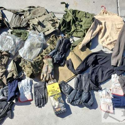 7140: Military Bags, Shirts, Gloves, Belts