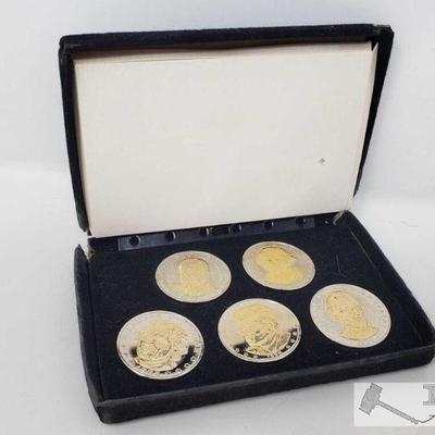 11312: The National Historic MINT Presidential Coin Set With COA