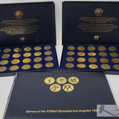 11333: 3 Sets of 1984 Los Angeles Olympic Games Tokens