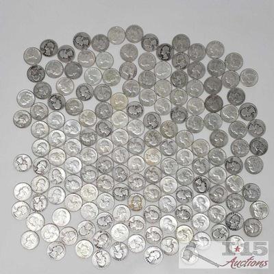11230: Approx 160 Pre 1964 Silver Quarter's, Weighs Approx 995.3g