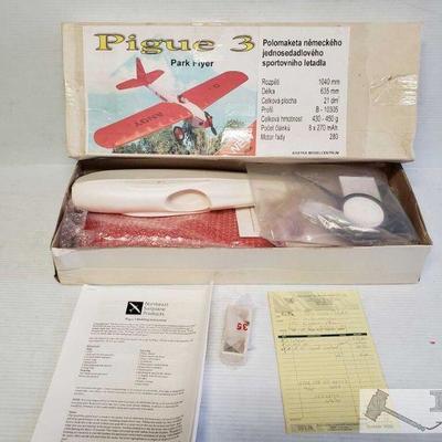 7066:  Pigue 3 Park Flyer Model Airplane in Box