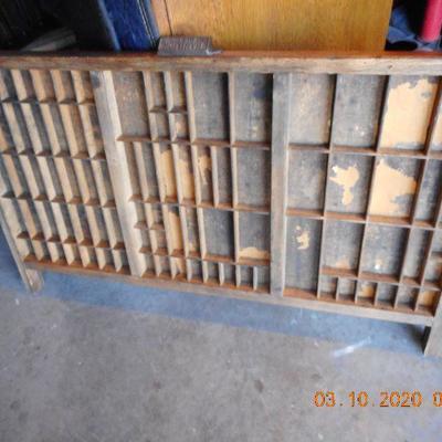 PRINT TYPE DRAWER.