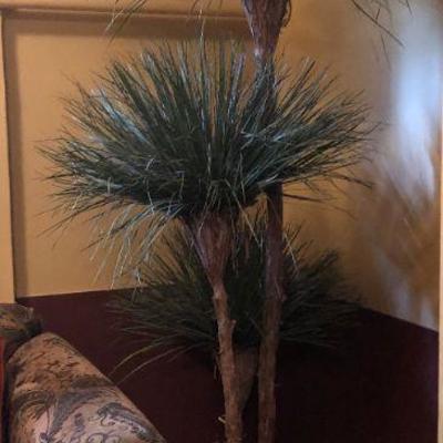 1 of 2 Faux Palms. 7ft.