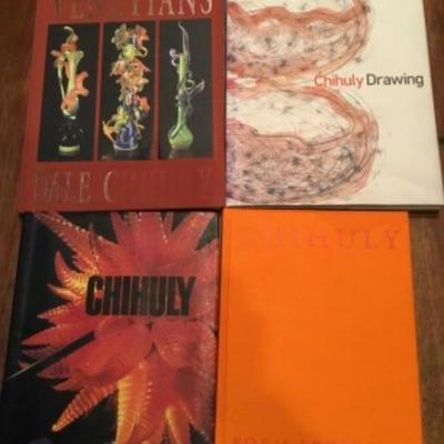 Lot of Chihuly Books 