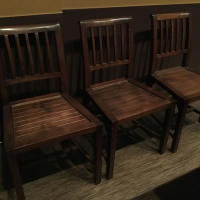 Showing 3 of 12  Teak Chairs.