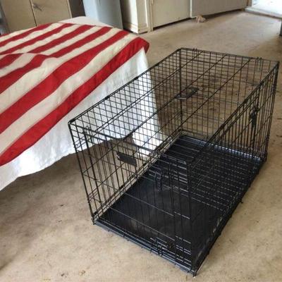 Crate and Flag