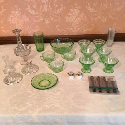 Clear and Uranium Glass