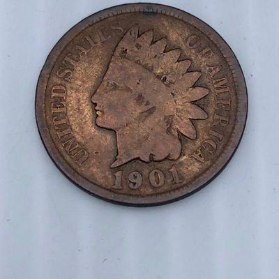 Rare Indian Head Coin 1901 
