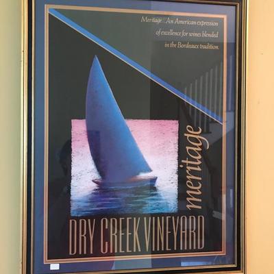 Dry Creek Vineyard poster $50