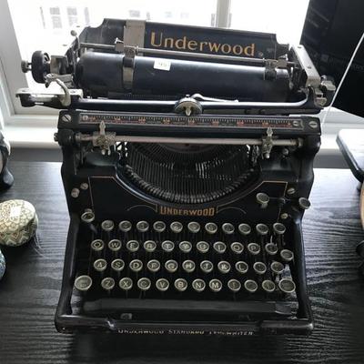 Underwood typewriter $95