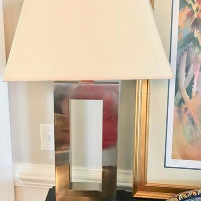 Chrome lamp $153
29 1/2 