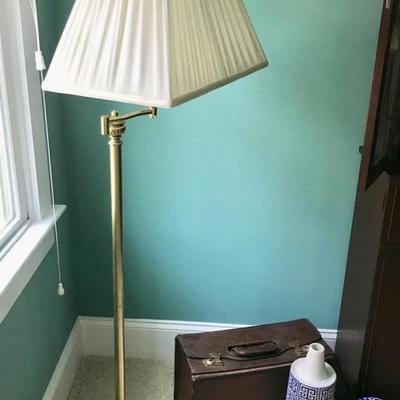 Stiffel brass floor lamp $120
