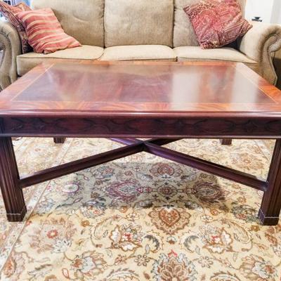 Henkel Harris Chippendale Mahogany coffee table. Does have a few minor scratches as pictured. Available by private appointment. Call...