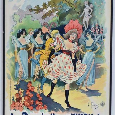 French poster circa 1900