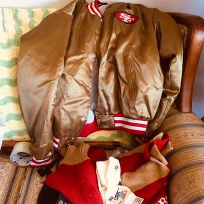 49ers gear. jacket is a large